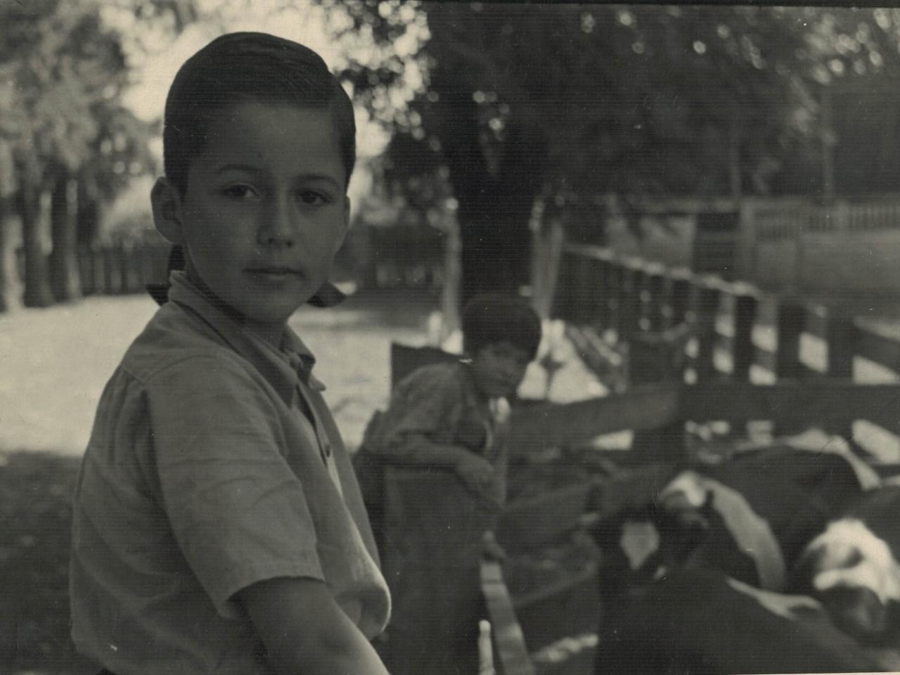 Miguel Enríquez en el campo
