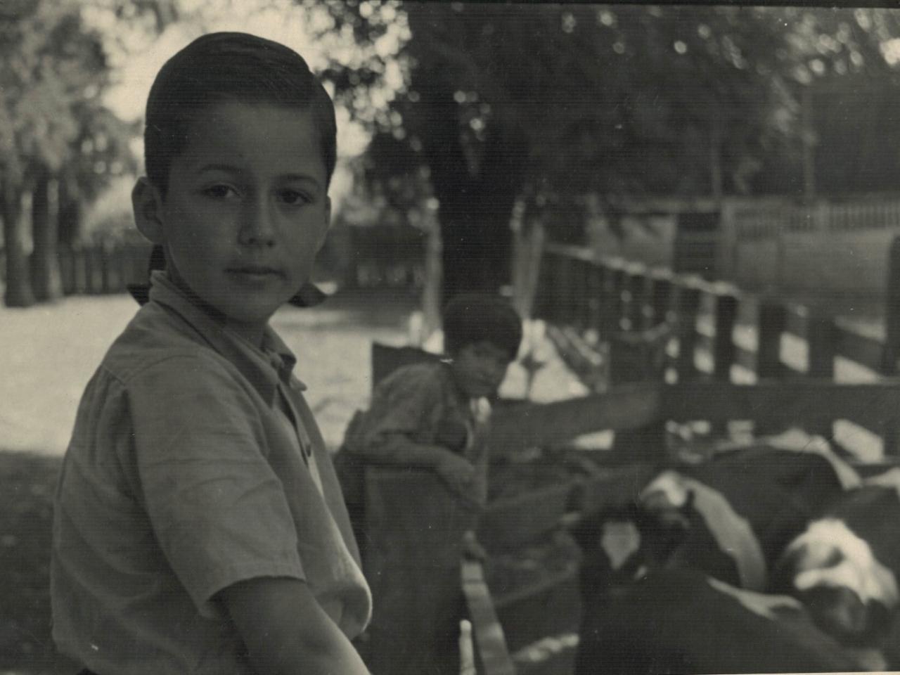 Miguel Enríquez en el campo