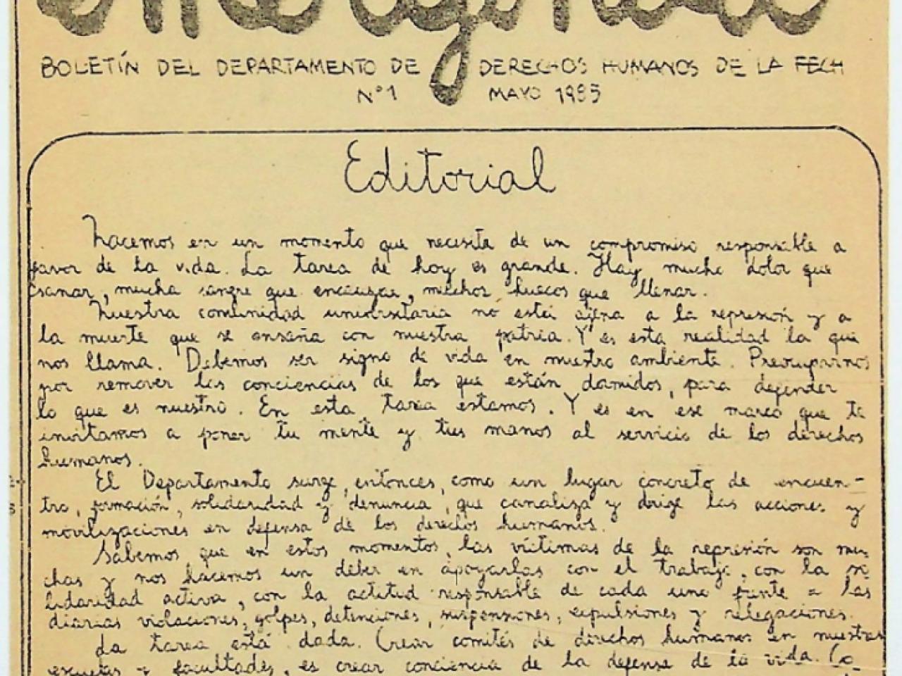 Letras de emergencia