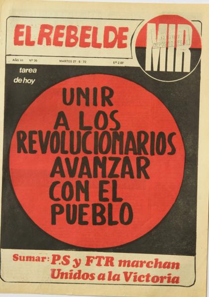 El Rebelde Nº36, 1972. Fondo Familiar El Rebelde 36