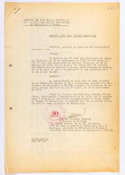 Valdivia, 1 de junio de 1981