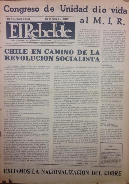 Portada El Rebelde