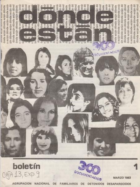 Portada Boletín Dónde están