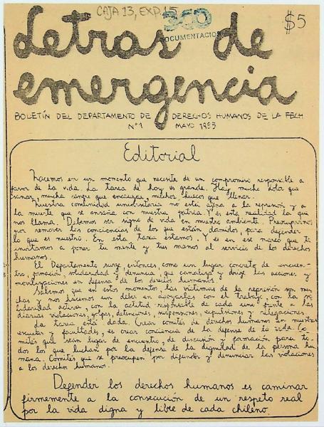 Letras de emergencia